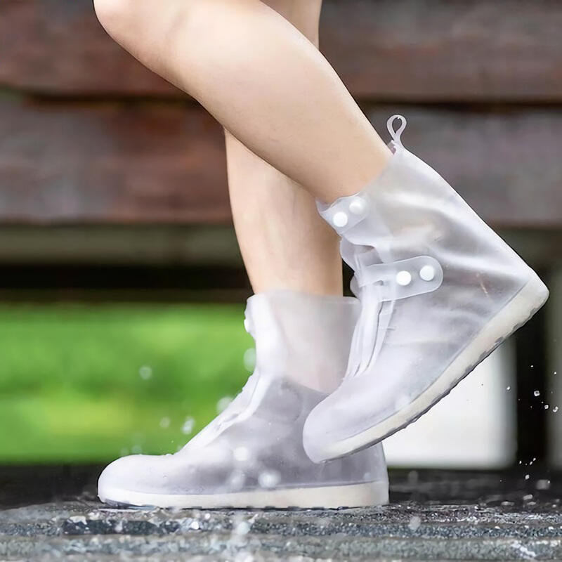 

Outdoor Products Outdoor Portable Waterproof Shoe Cover in White. Size