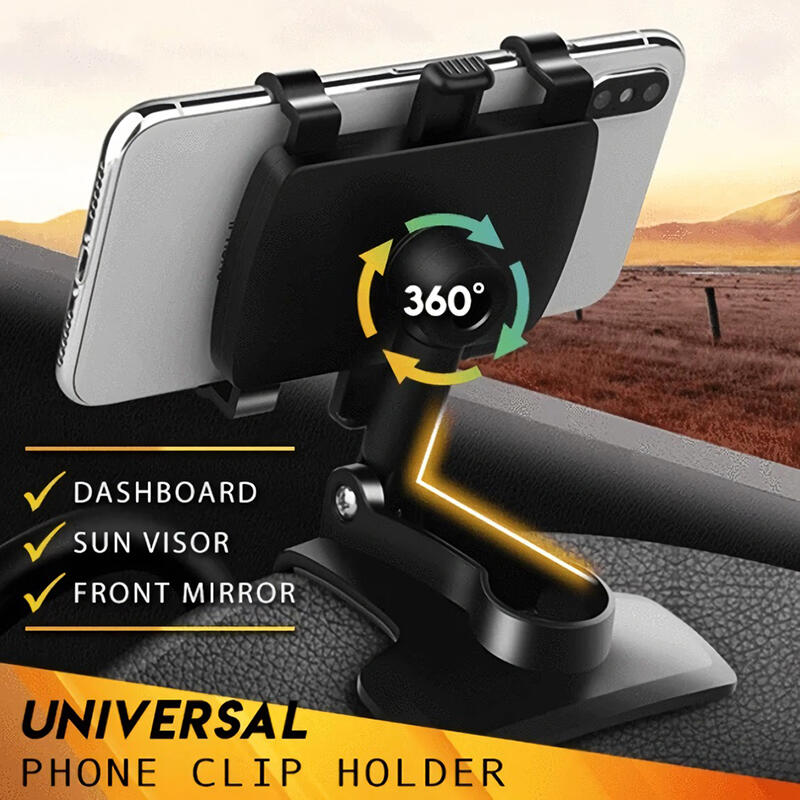 

Universal Car Dashboard Phone Holder, Black, 480385