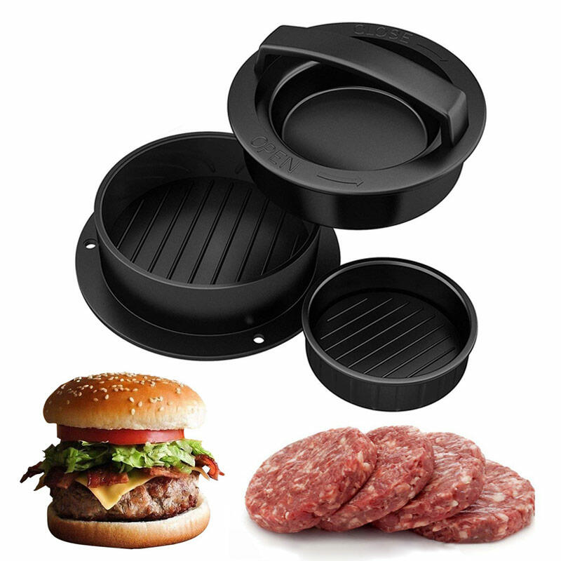 

Tools Hamburger Press Patty Maker Mold in Black. Size