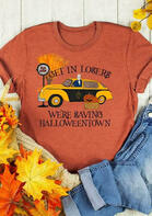 We're Saving Halloweentown Pumpkin T-Shirt
