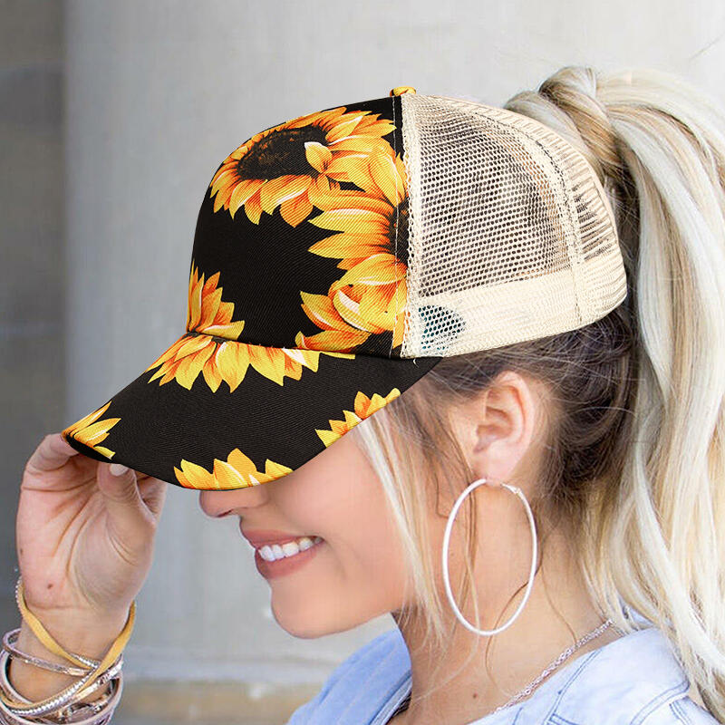 sunflower baseball cap