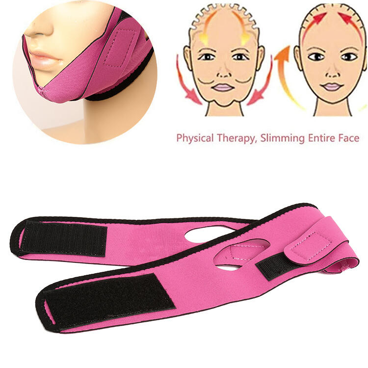 

Facial Lifting Slimming Strap, Peach red, 480930