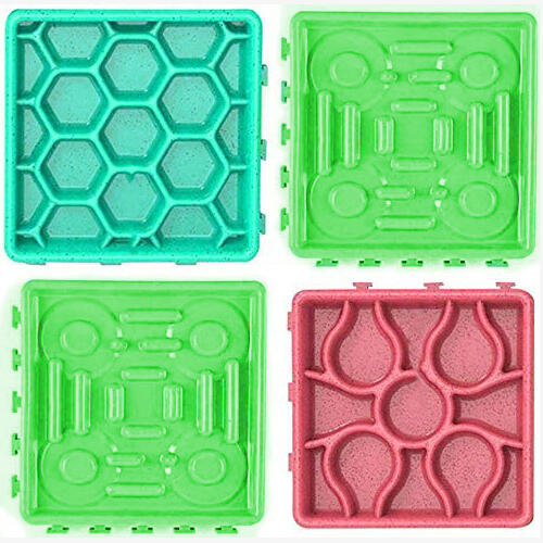 

Pet Products Interactive Pet Dog Slow Feeder Mat in Multicolor. Size