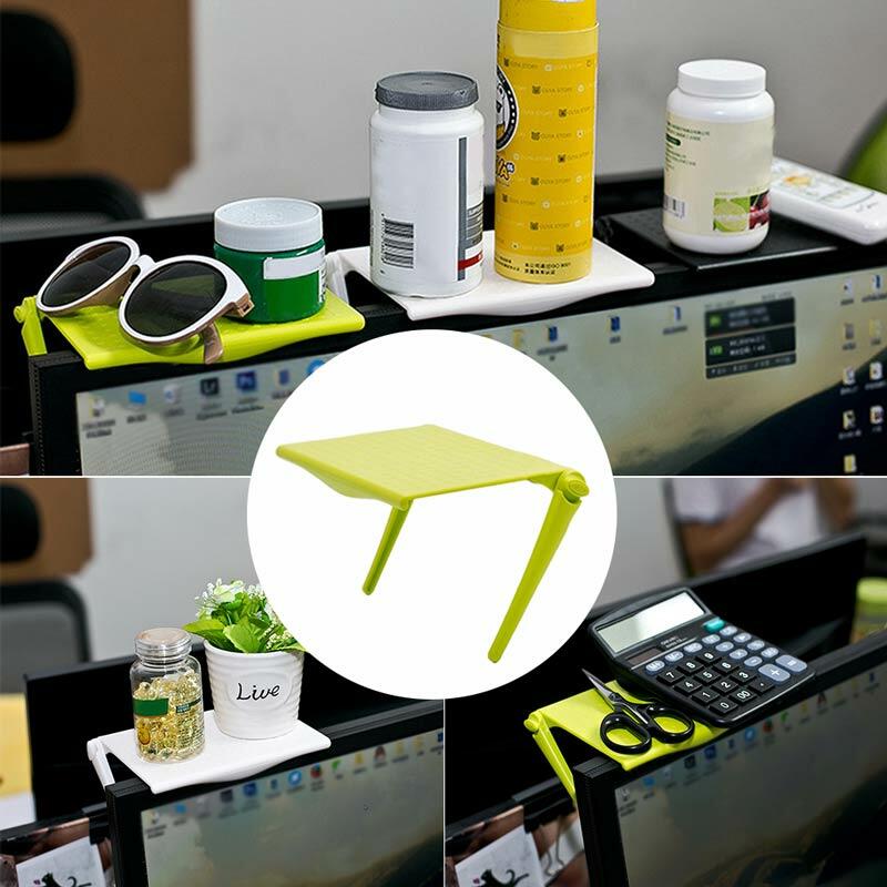 

Cool Gadgets Adjustable Screen Storage Shelf in White. Size