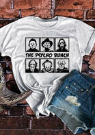 Halloween Horror Movie The Psycho Bunch T-Shirt
