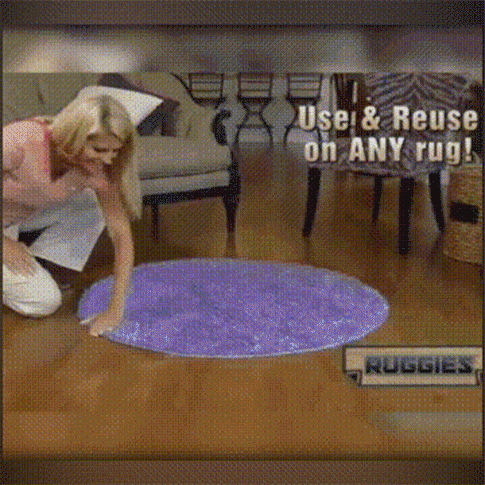 

Cool Gadgets 4Pcs Non-Slip Reusable Rug Gripper in Black. Size