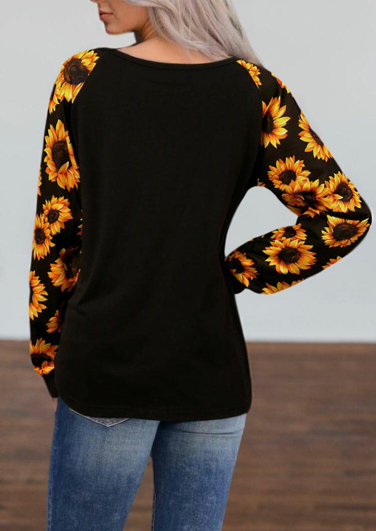 

Blouses Sunflower Raglan Sleeve Blouse in Black. Size
