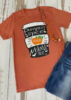 Thanksgiving Pumpkin Spice Makes Mama Nice T-Shirt