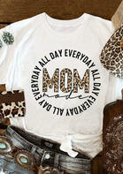 Leopard Mom Mode All Day T-Shirt