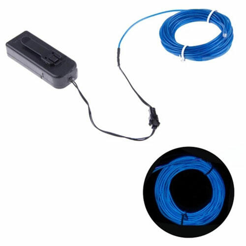 

Halloween Portable Luminescent LED Wire, Blue;pink;red, 484416