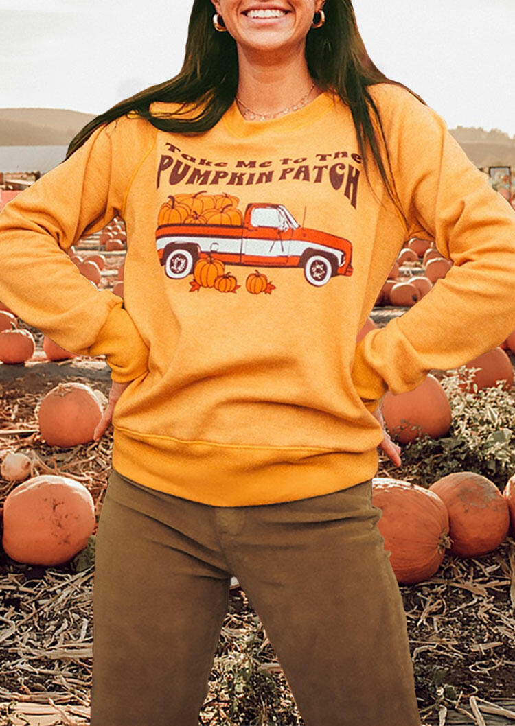 

Halloween Pumpkin Patch Pullover Sweatshirt - Yellow, 484554