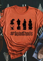 Halloween Squad Ghouls O-Neck T-Shirt