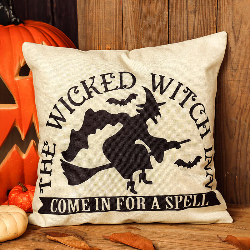 

Home Decor Halloween Witch Bat Pillowcase without Pillow in Pattern2,Pattern3. Size