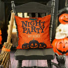 Halloween Witch Pumpkin Bat Pillowcase without Pillow