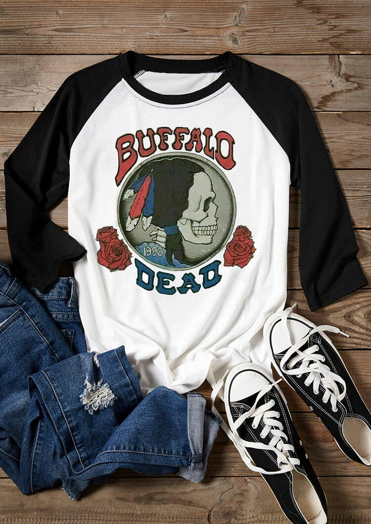 

Day Of The Dead Skull Girl Rose T-Shirt Tee - White, 485640