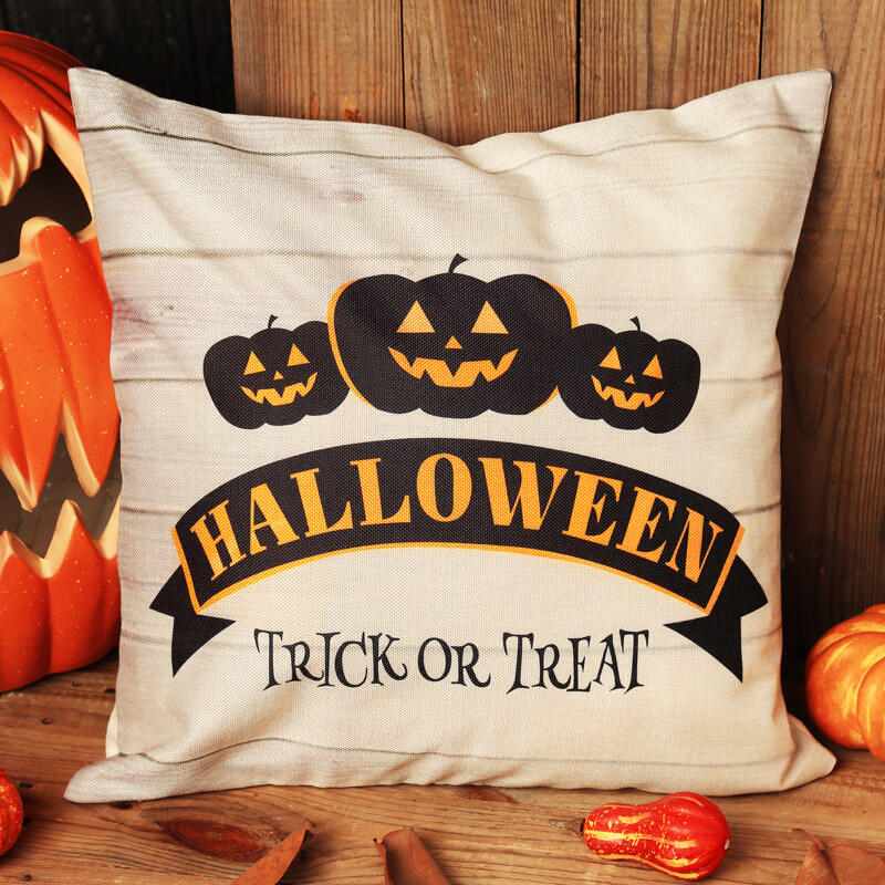 

Halloween Pumpkin Ghost Pillowcase without Pillow, Pattern1;pattern2, 484660