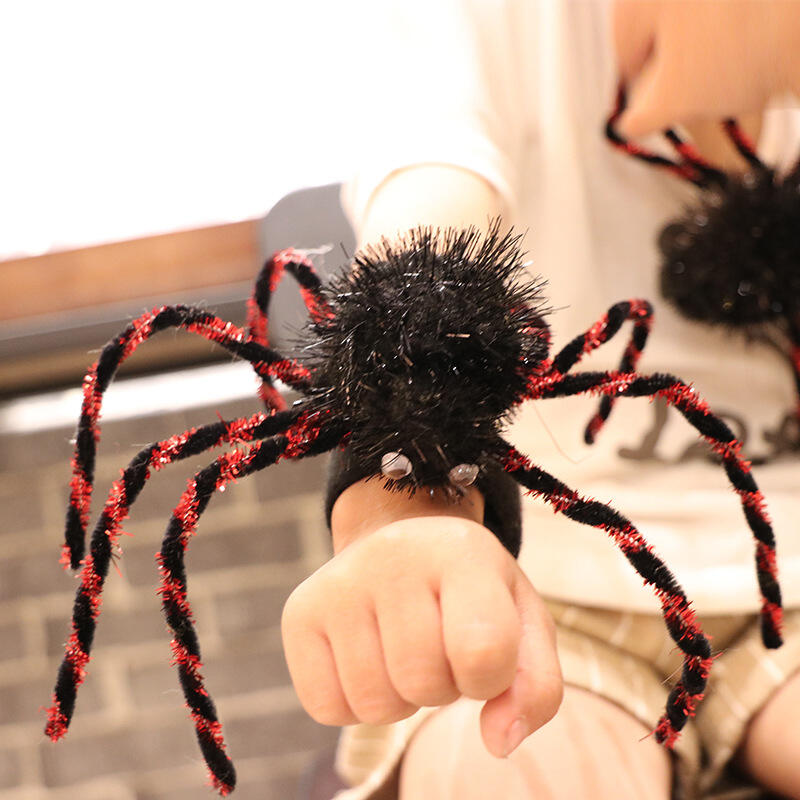 

Halloween Spider Creative Slap Bracelet, Black, 485779
