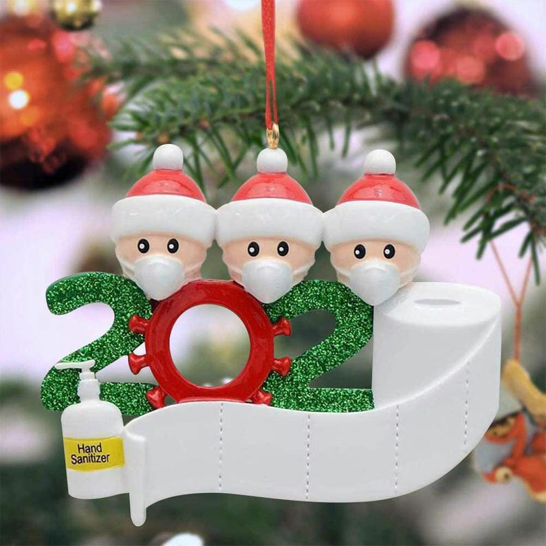 

Christmas Decoration 2020 Survivor Family Christmas Tree Hanging Pendant Ornament in Pattern3. Size