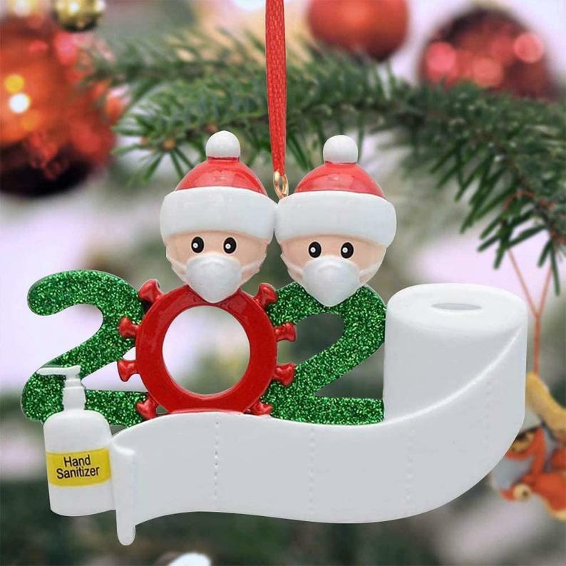 

Christmas Decoration 2020 Survivor Family Christmas Tree Hanging Pendant Ornament in Pattern1. Size