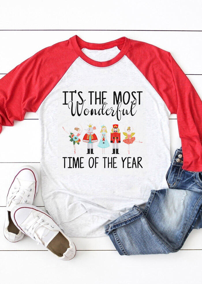 

T-shirts Tees The Nutcracker Ballet Wonderful Time T-Shirt Tee in Red. Size: ,L,XL