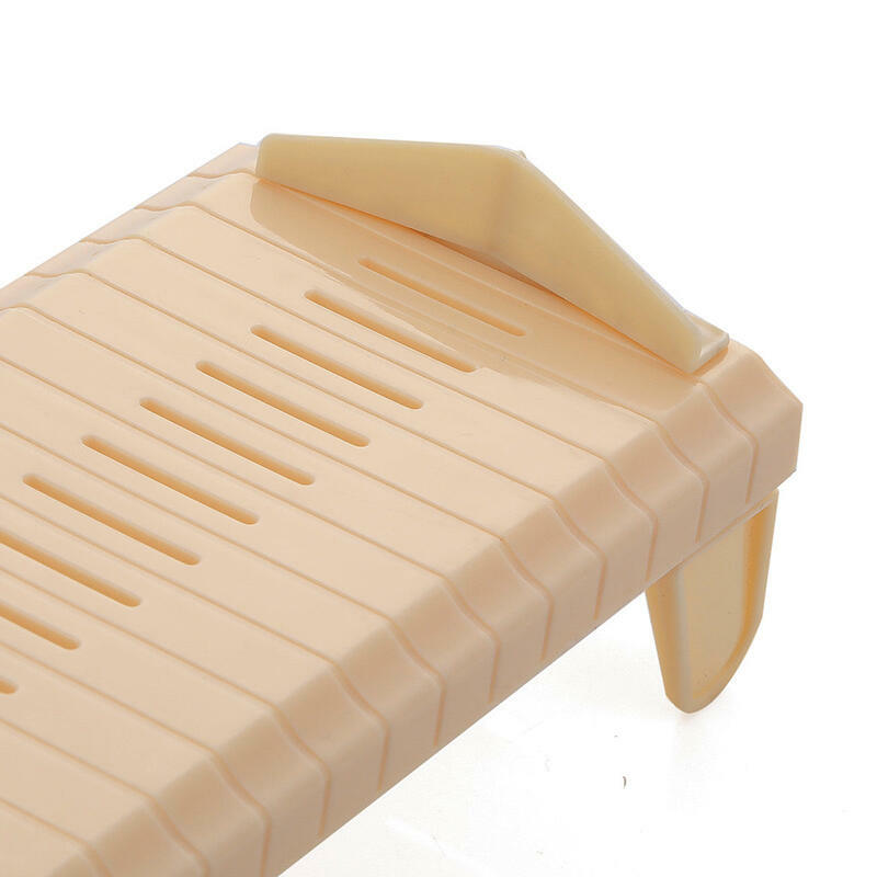 

Home Decor 1Pcs Adjustable DIY Double Layer Shoes Storage Rack in Beige. Size