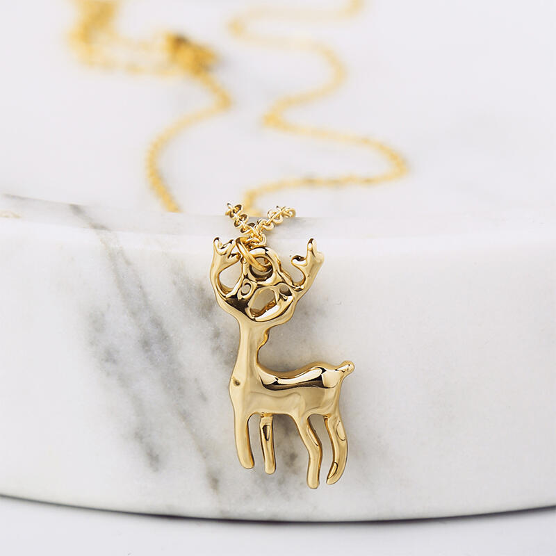 

Necklaces Christmas Reindeer Santa Claus Alloy Necklace in Pattern1,Pattern2. Size