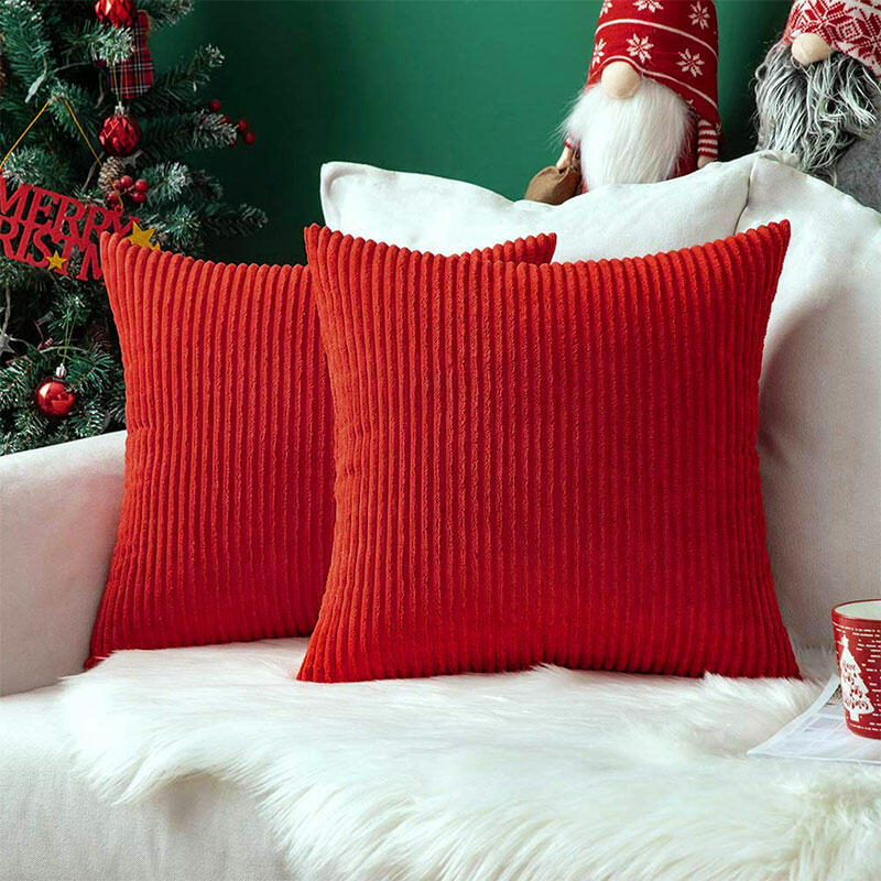 

Home Decor Decorative Soft Corduroy Pillowcase without Pillow in Green. Size