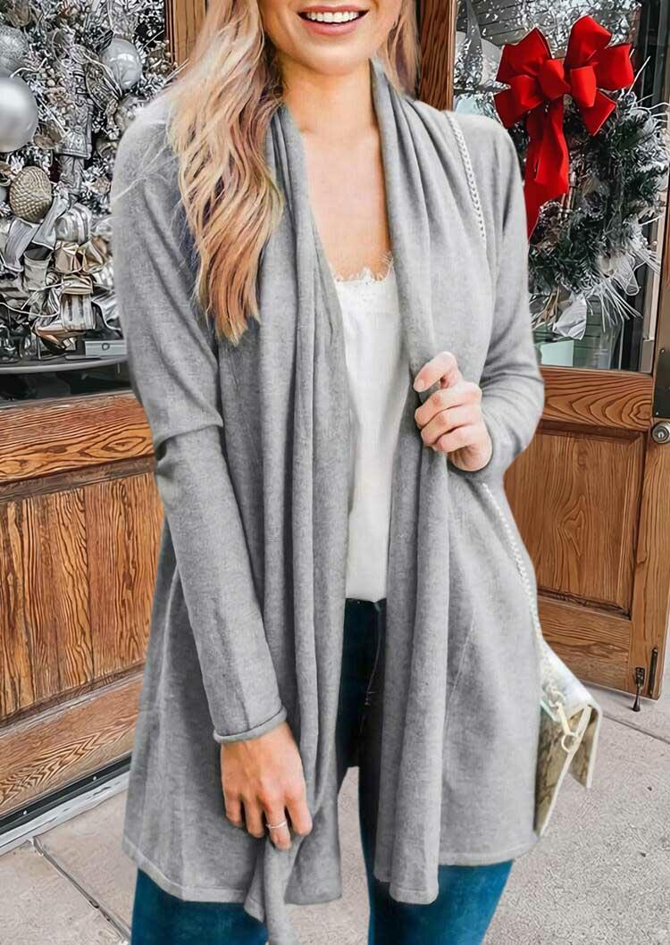 

Cardigans I Want A Plaid Hippopotamus For Christmas Cardigan in Gray. Size