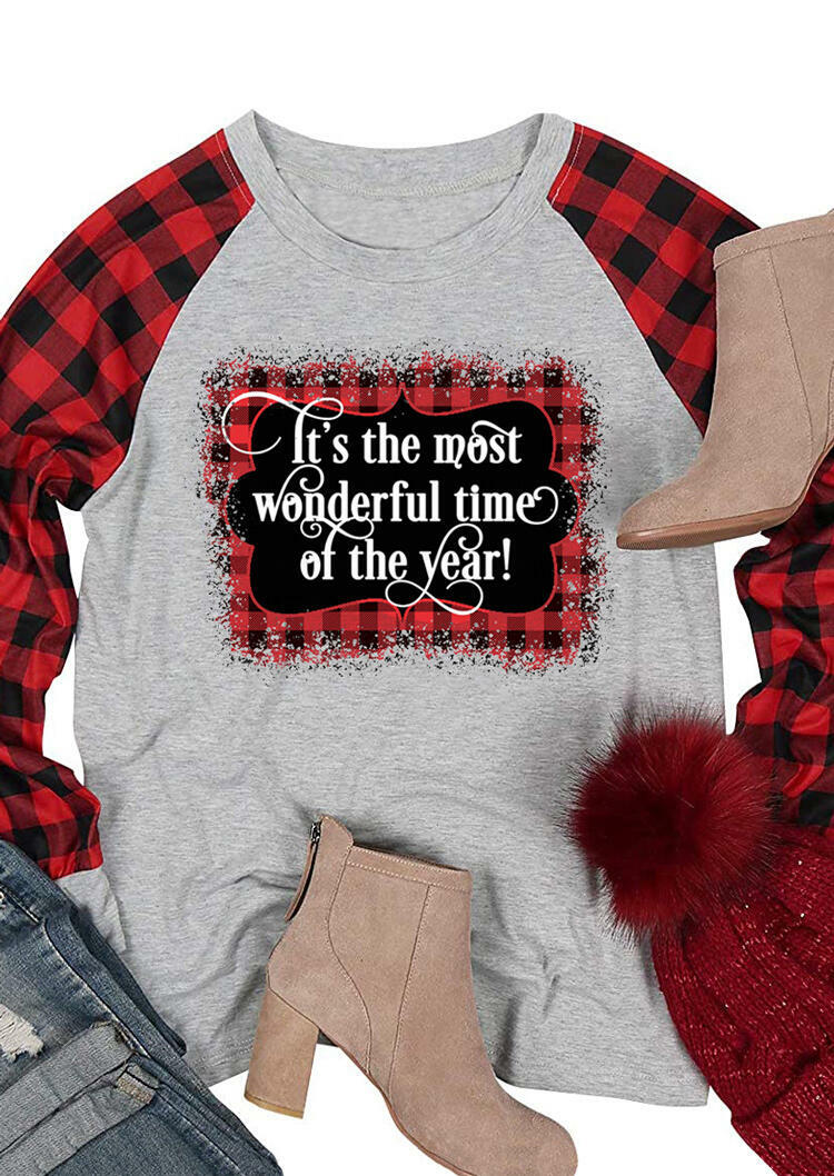 

Christmas It' The Most Wonderful Time Of The Year T-Shirt Tee - Red, 488395