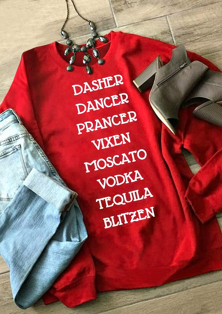 

Sweatshirts Vodca Tequila Blitzen Sweatshirt in Red. Size