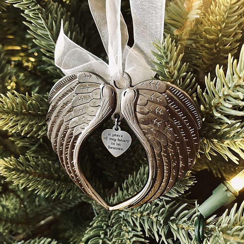 A Piece Of My Heart Is In Heaven Christmas Hanging Ornament