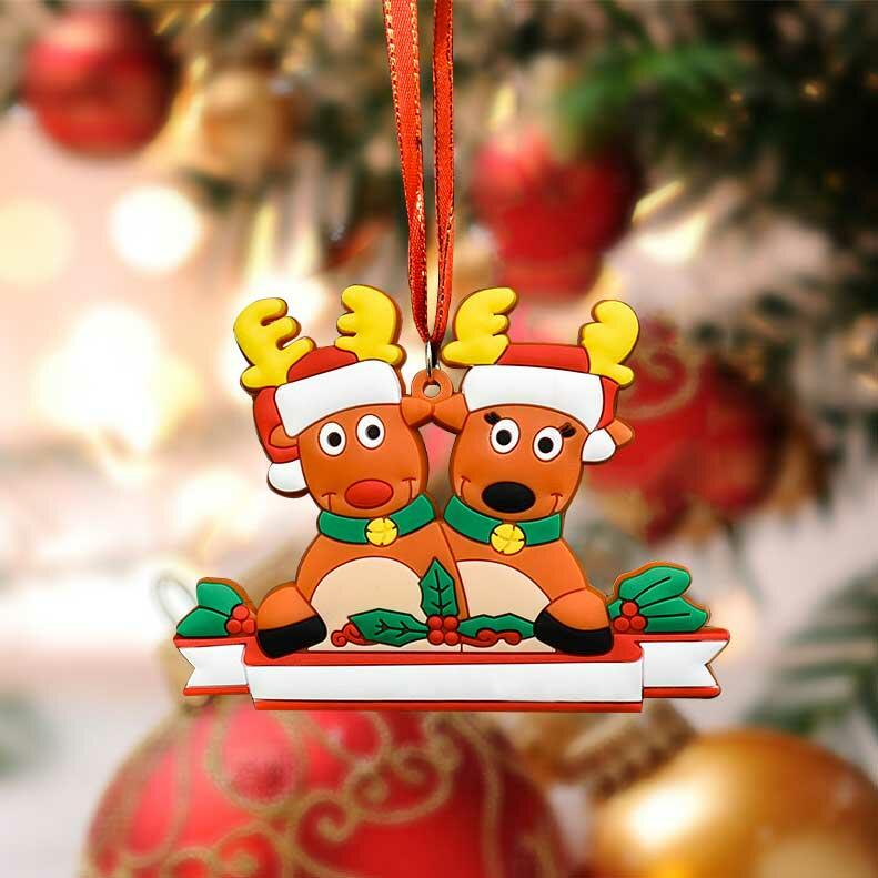 

Christmas Decoration Christmas Reindeer Tree Hanging Pendant Ornament in Pattern3. Size