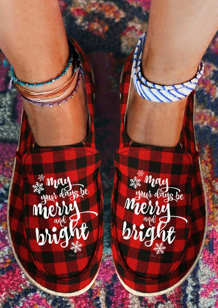 

Sneakers Christmas May Your Days Be Merry And Bright Sneakers in Red. Size: ,38,39,40,41