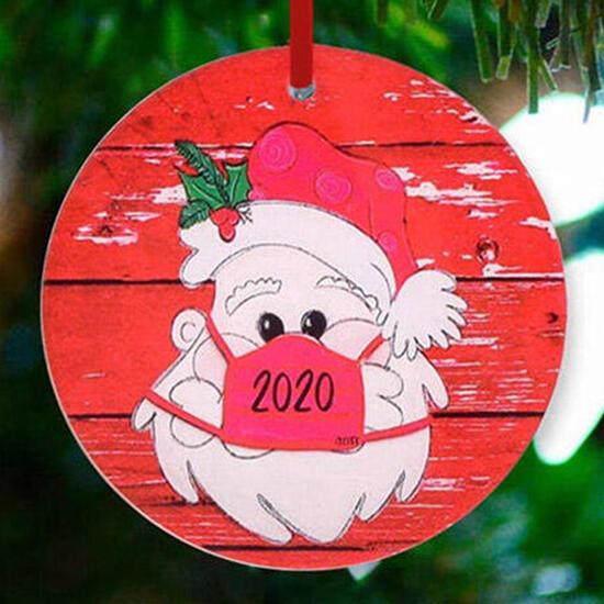 

Christmas Decoration 2020 Reindeer Santa Claus Christmas Tree Hanging Ornament in Pattern3. Size