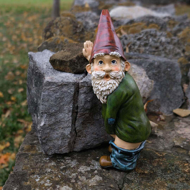 

Christmas Garden Naughty Gnomies Statue Ornament, Pattern1, 490297