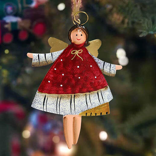 

Christmas Decoration Creative Cute Angel Christmas Tree Ornament Pendant in Beige,Red. Size