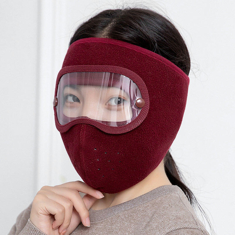 Winter Cycling Warm Full Face Cover Bandana with Eye Shield - Fairyseason