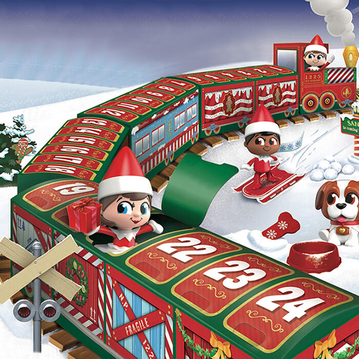 

Hobbies and Toys Christmas North Pole Advent Calendar Train in Multicolor. Size
