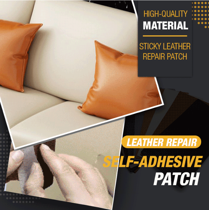 

Home Decor Leather Repair Self-Adhesive Patch in Black,Coffee,Light Coffee. Size