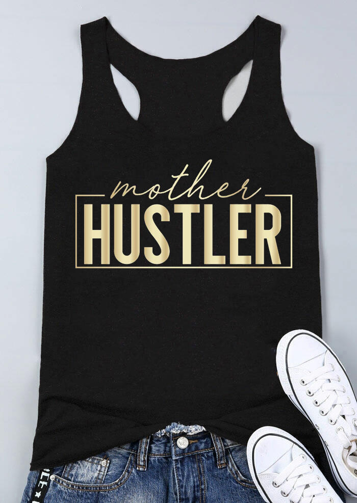 

Tank Tops Mother Hustler Casual Tank Top in Black. Size