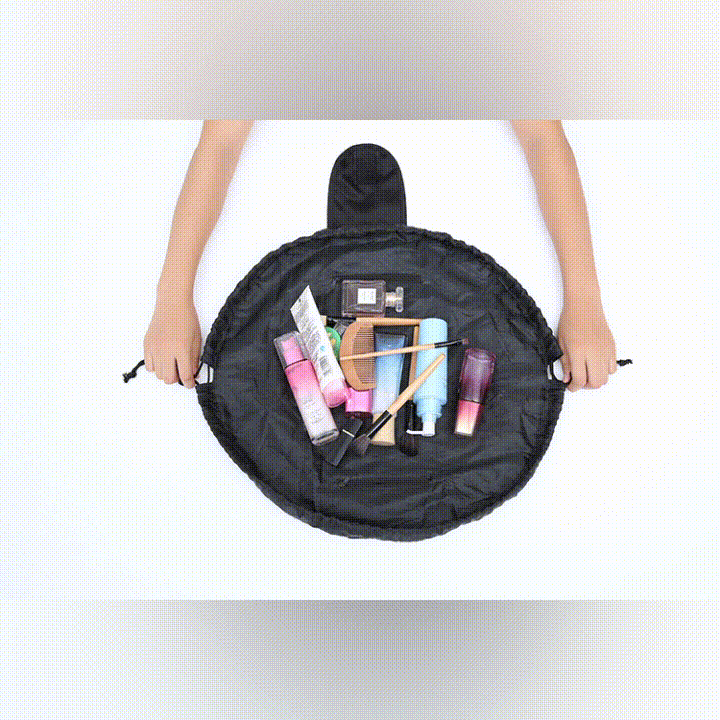 Lay bag. Косметичка. Мешочек для косметики. Косметичка круглая. Косметичка круглая на шнурке.