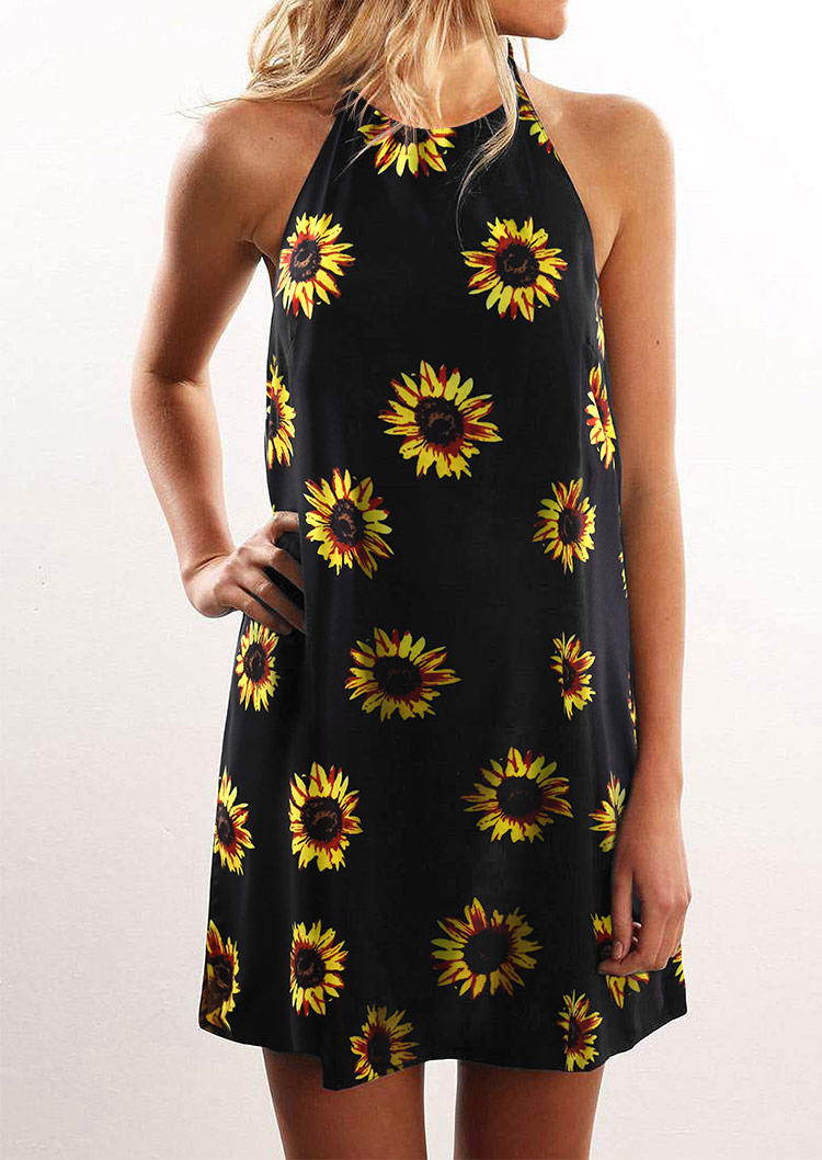 

Mini Dresses Sunflower Sleeveless Mini Dress - Black in Black. Size