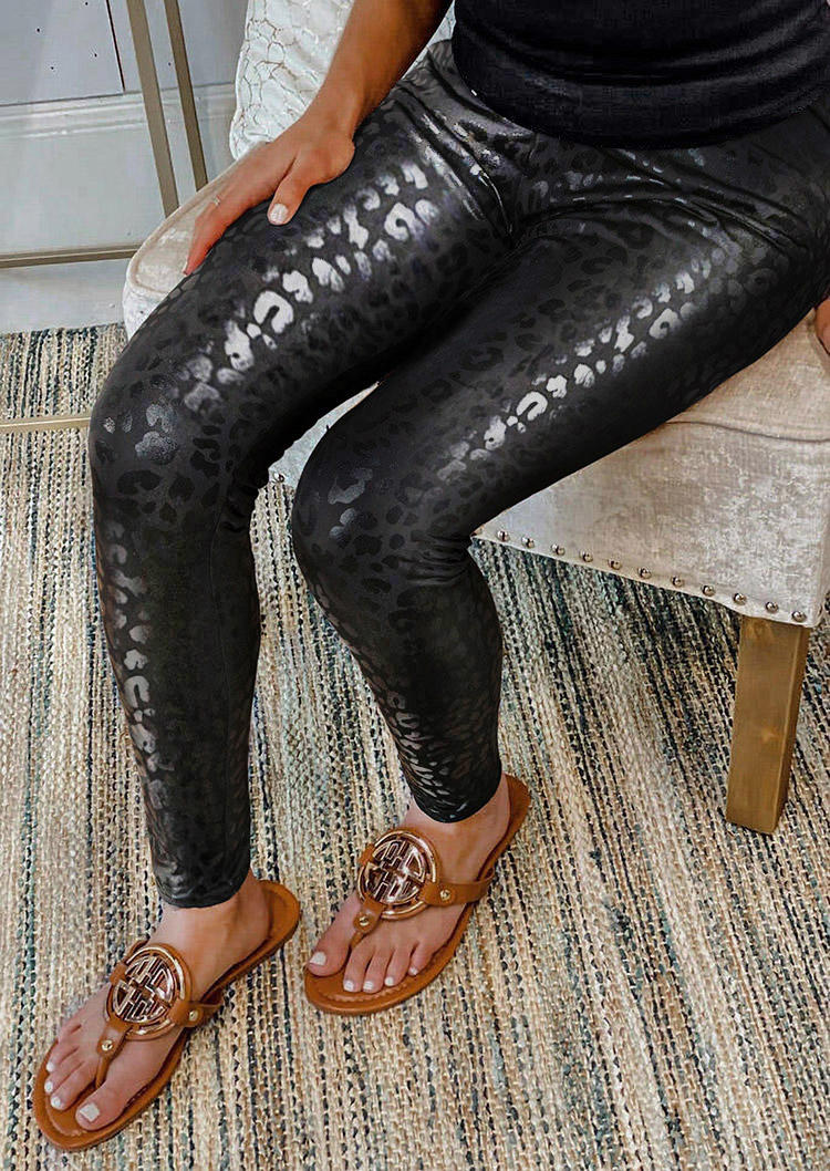 

Leggings High Waist Skinny Leggings in Black. Size