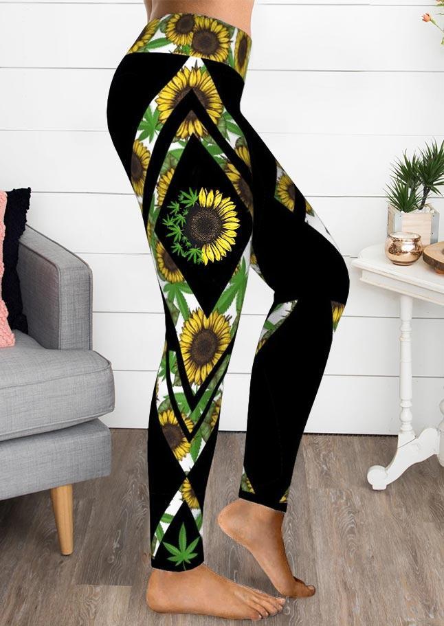 

Tank Tops Sunflower Love O-Neck Casual Tank Top in Black. Size: ,M,L,XL