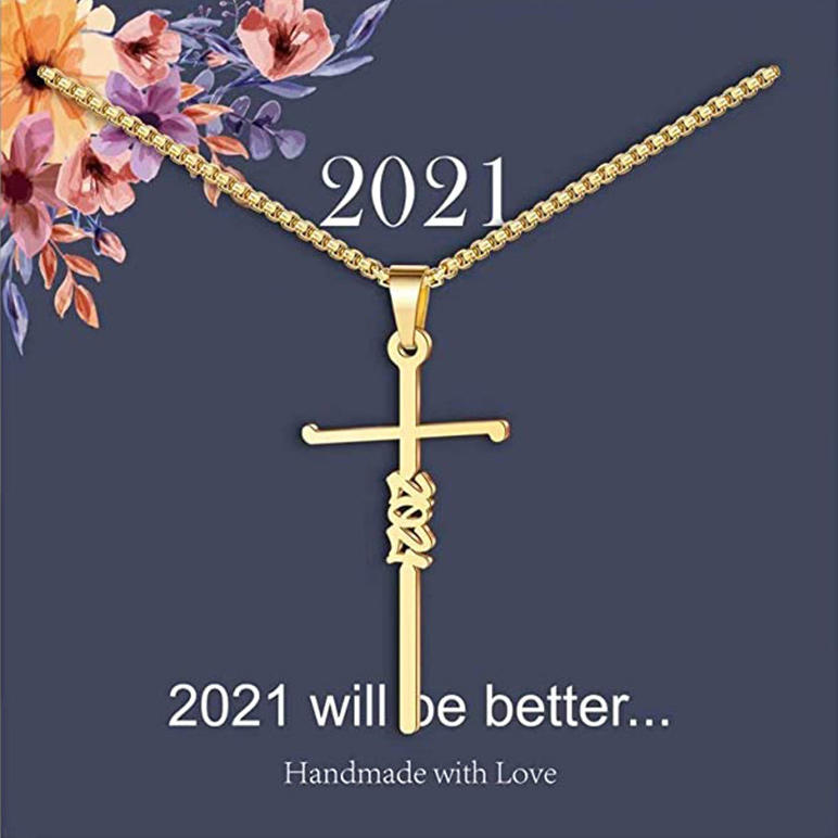 

Necklaces Faith 2021 Cross Pendant Necklace in Gold. Size