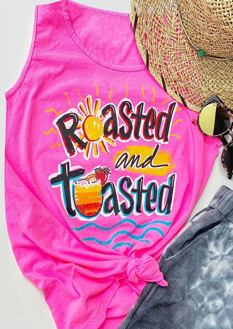 Roasted And Toasted Sunday Drink Tank - Rose Red