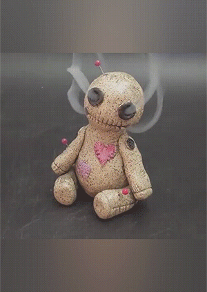 

Voodoo Doll Cone Burner Incense Burner in Multicolor. Size