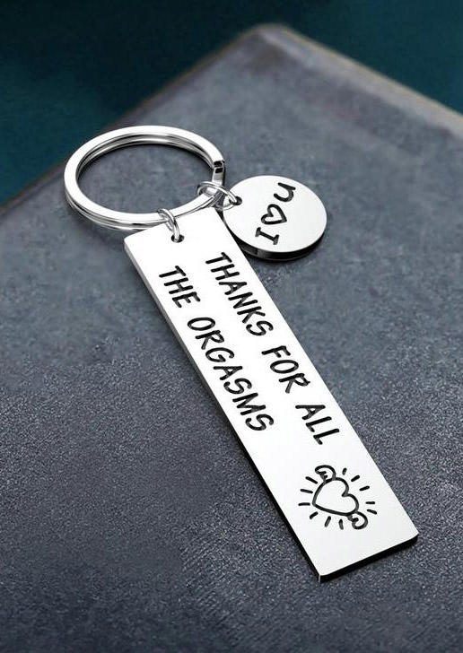I Love You Thanks For All The Orgasms Keychain