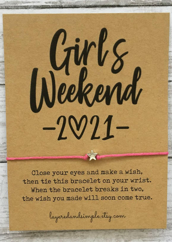 

Bracelet Girls Weekend 2021 Star Bracelet in Pink. Size