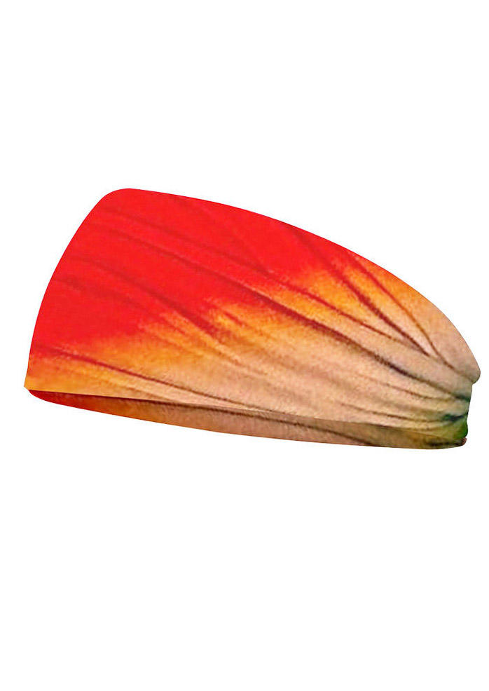 

Gradient Elastic Yoga Sports Wide Headband in Red. Size